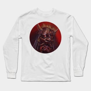 Awesome Heavy Metal Hannya Oni Devil Demon Long Sleeve T-Shirt